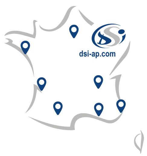 DSI est implanté dans plusieurs grandes régions en France