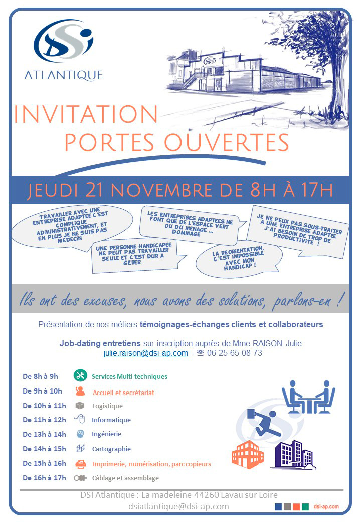 affiche portes ouvertesDSI 2019